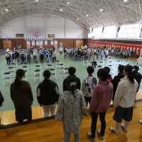 卒業式　全体練習　2回目