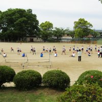 ５年生による威勢のいい！「秋小ソーラン節」