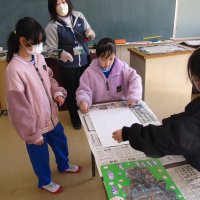 第２学年図画工作科「紙はん画」！上手に作品が出来上がりました