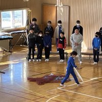 「６年生を送る会」の練習！各学年、お世話になった６年生のために頑張っています