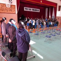 第４５６学年「卒業式予行」！「呼びかけ」が本番さながらの取り組みでした