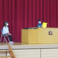 令和６年度「修了式」！立派な態度で式に臨んでいて、児童たちの成長がよく見られました