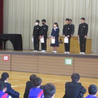 認証式・1年生部活動見学